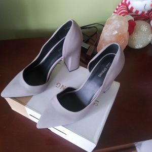 Elegant slightly worn heel